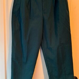 Vintage New Avenue Women Deep Teal Chinos pants size 10